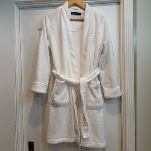 Lauren Ralph Lauren Plush
Fleece Robe White
Monogram Belted Cozy Spa
Lounge Sz S
